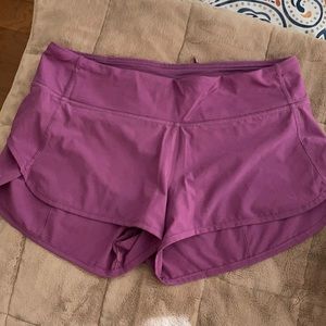 Lululemon magenta shorts